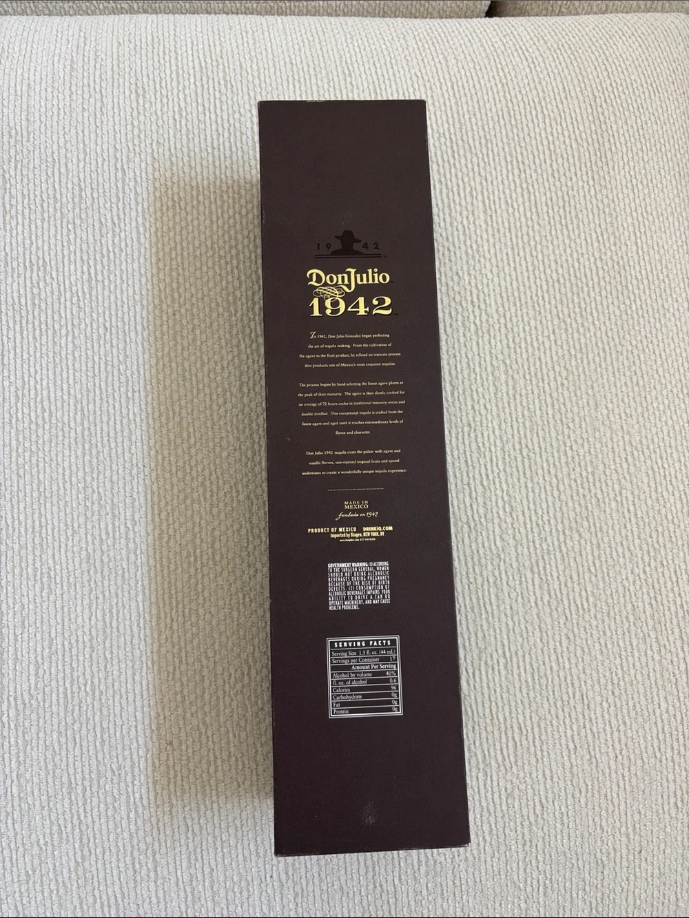1942 Brown Tequila Gift Box